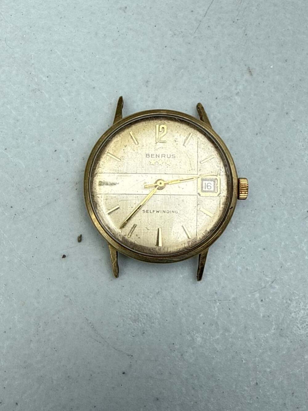 Benrus Selfwinding 14K Gold Vintage Watch